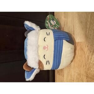Squishmallows Plush cam with Hat and Scarf